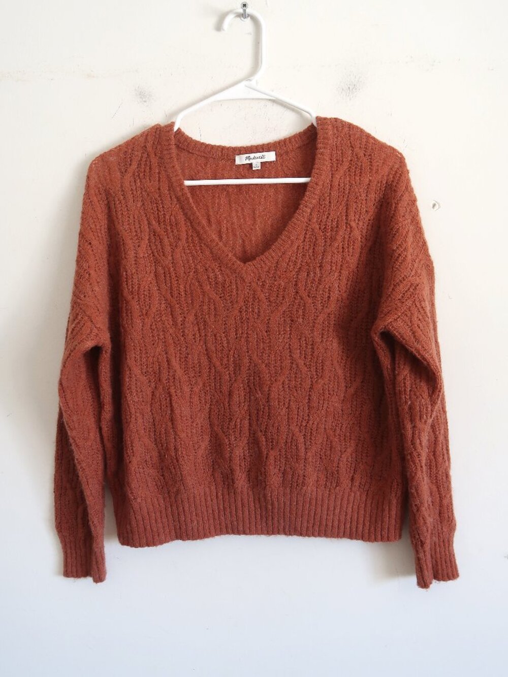 Madewell V-Neck Sweater - Size Small